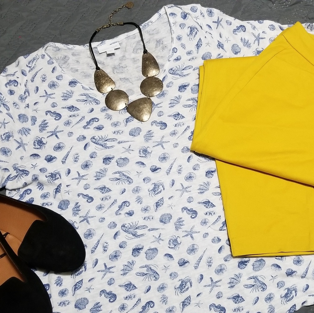 J. Jill Linen Top (L)